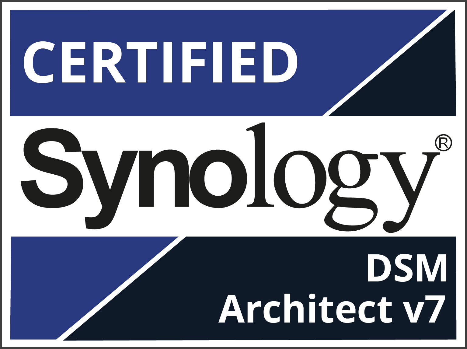 Certified Synology Partner Logo - DSM Architect